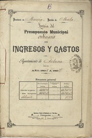 Presupuestos año 1896