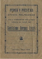 Fiestas Archena 1940